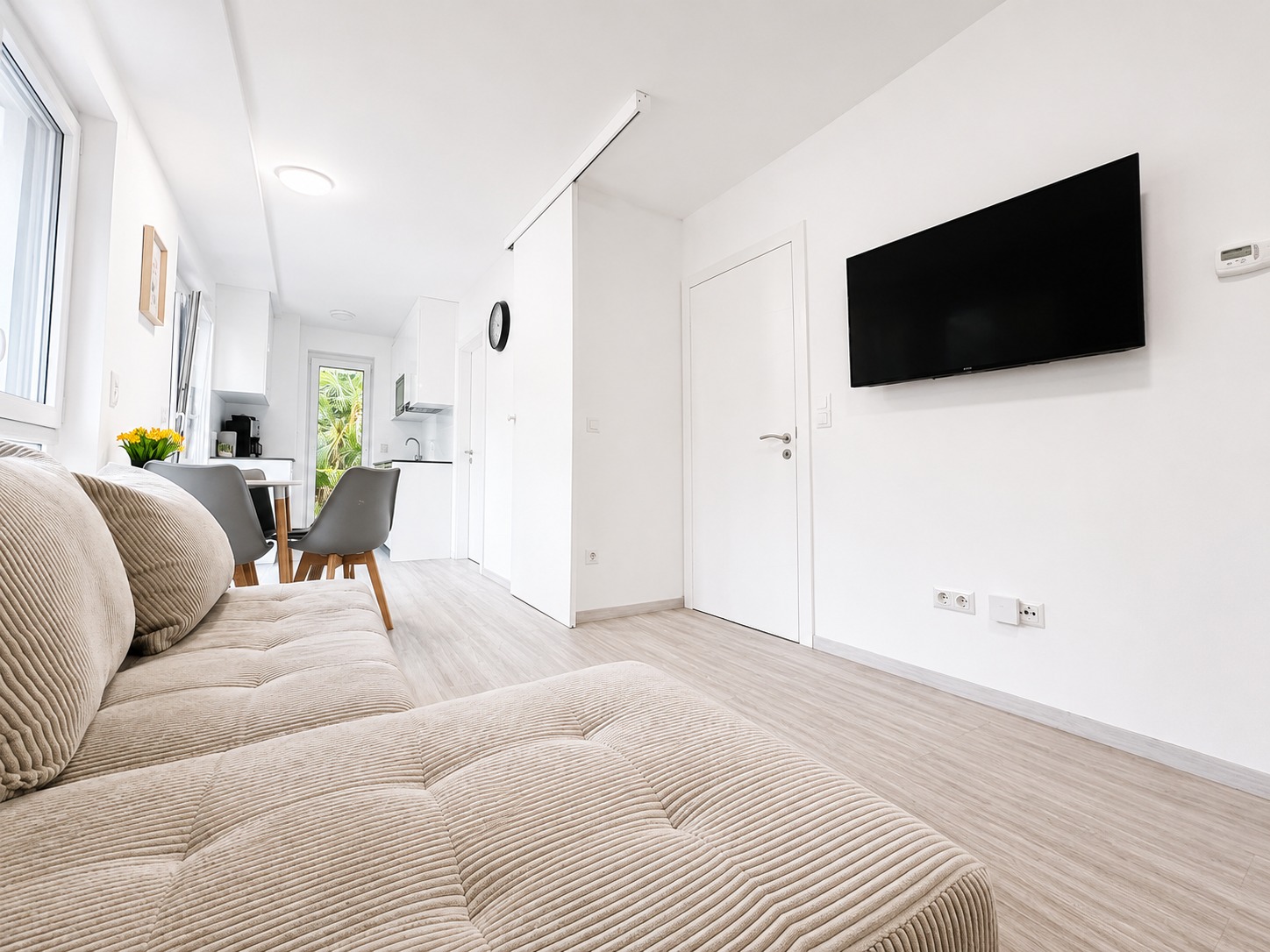 1 Double Bed + 1 Fold-Down Double Bed + 1 Sofa Bed